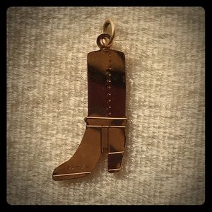 10KT Yellow Gold Western Boot Charm